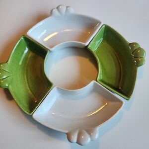 Vintage California Pottery Lazy Susan Set - NO BOWL